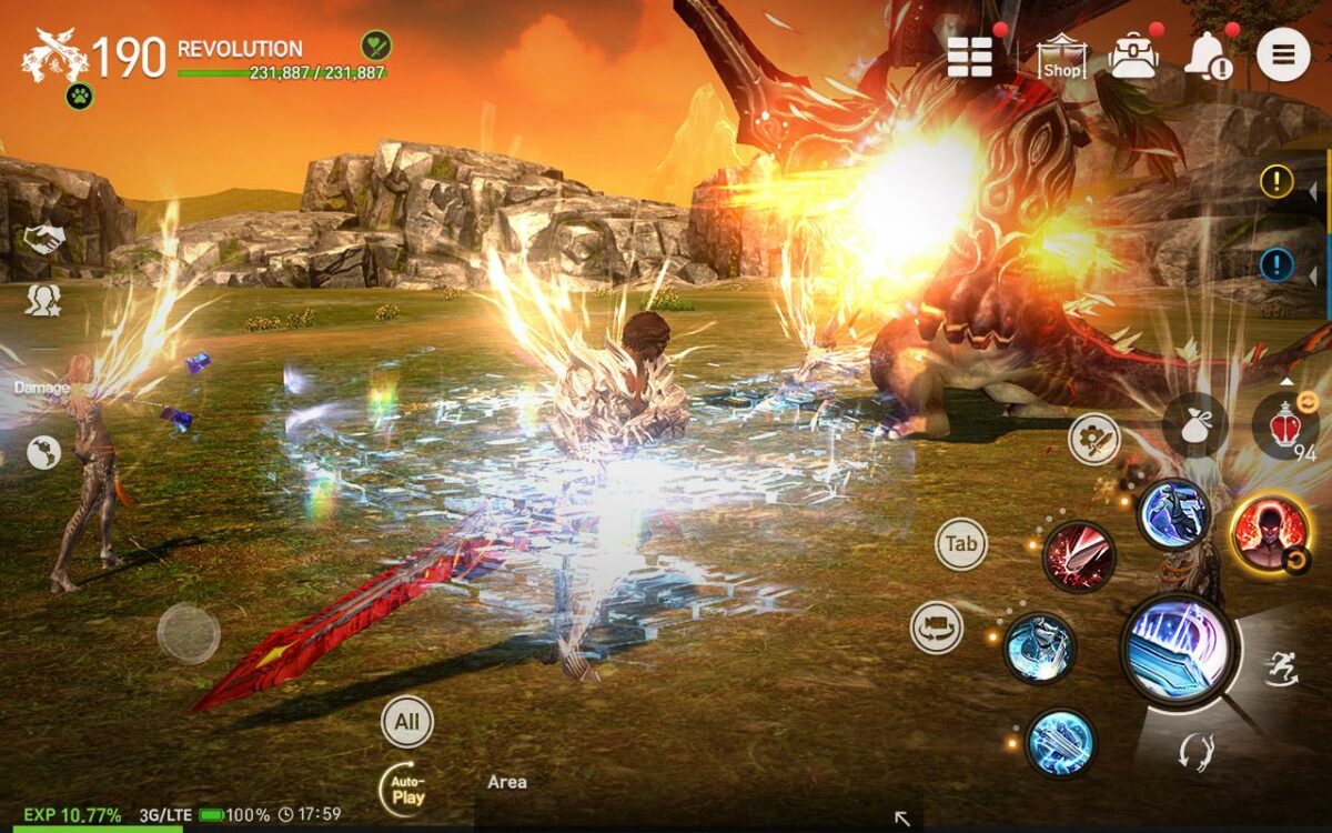 blade and soul revolution mobile скачать
