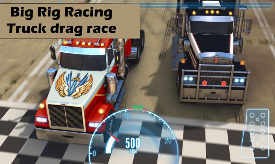 Big Rig Racing: Truck drag race